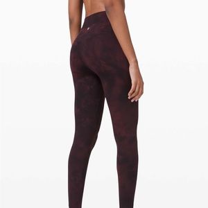 RARE color Lululemon Align Pant 28" *Diamond Dye
Diamond Dye Cassis Black